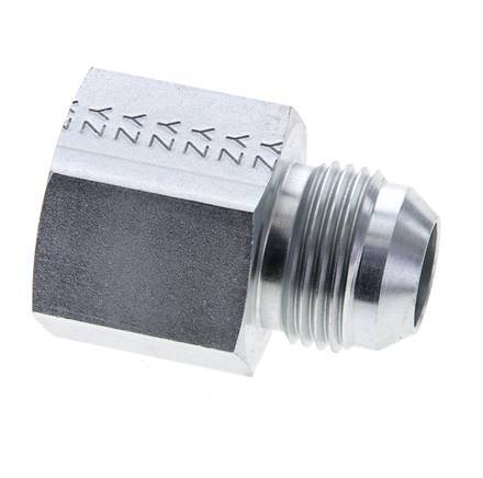 Embout réducteur JIC UN 1-1/16''-12 Mâle x 3/4'' NPT Femelle Acier 170bar (2388.5psi)