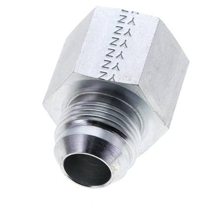 Embout réducteur JIC UN 1-1/16''-12 Mâle x 3/4'' NPT Femelle Acier 170bar (2388.5psi)