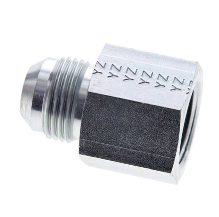 Embout réducteur JIC UN 1-1/16''-12 Mâle x 3/4'' NPT Femelle Acier 170bar (2388.5psi)