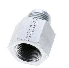Embout réducteur JIC UN 1-1/16''-12 Mâle x 3/4'' NPT Femelle Acier 170bar (2388.5psi)