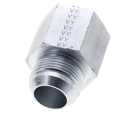 Embout réducteur JIC UN 1-5/16''-12 Mâle x 1'' NPT Femelle Acier 140bar (1967.0psi)
