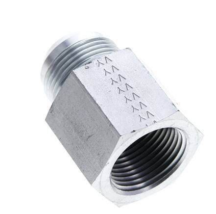 Embout réducteur JIC UN 1-5/16''-12 Mâle x 1'' NPT Femelle Acier 140bar (1967.0psi)