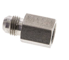 JIC Reducing Nipple UNF 9/16''-18 Male x 1/4'' NPT Female Stainless Steel 275bar (3863.75psi)