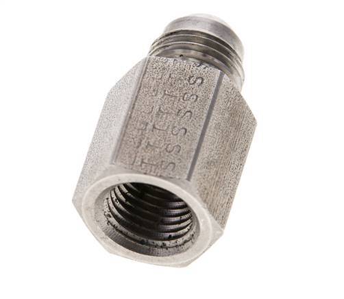 JIC Reducing Nipple UNF 9/16''-18 Male x 1/4'' NPT Female Stainless Steel 275bar (3863.75psi)
