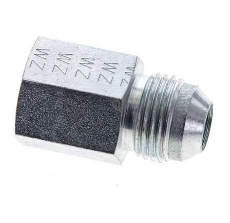 Embout réducteur JIC UNF 3/4''-16 mâle x 3/8'' NPT femelle Acier 210bar (2950.5psi)