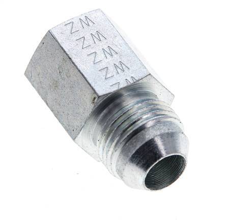 Embout réducteur JIC UNF 3/4''-16 mâle x 3/8'' NPT femelle Acier 210bar (2950.5psi)