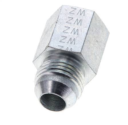 Embout réducteur JIC UNF 3/4''-16 mâle x 3/8'' NPT femelle Acier 210bar (2950.5psi)