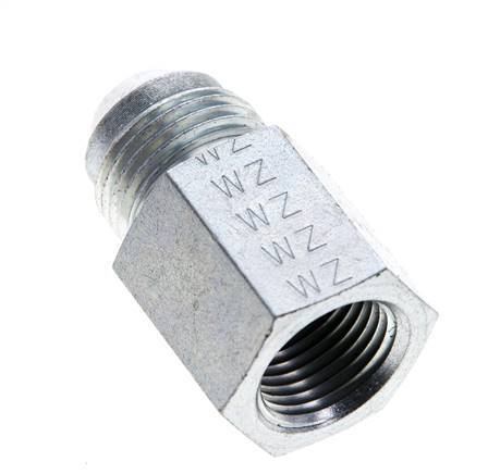 Embout réducteur JIC UNF 3/4''-16 mâle x 3/8'' NPT femelle Acier 210bar (2950.5psi)