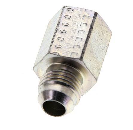 Embout réducteur JIC UNF 9/16''-18 Mâle x 1/4'' NPT Femelle Acier 275bar (3863.75psi)