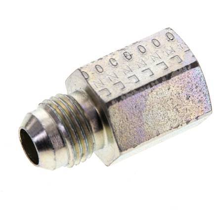 Embout réducteur JIC UNF 9/16''-18 Mâle x 1/4'' NPT Femelle Acier 275bar (3863.75psi)