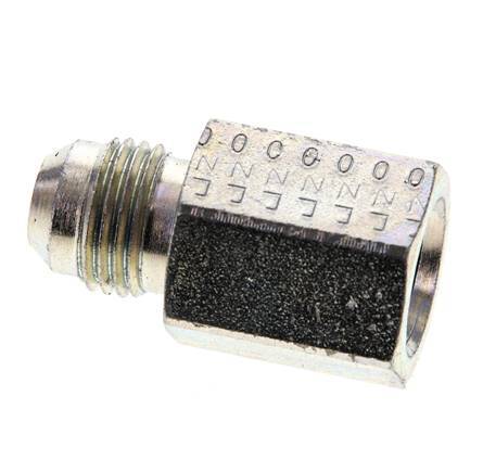 Embout réducteur JIC UNF 9/16''-18 Mâle x 1/4'' NPT Femelle Acier 275bar (3863.75psi)