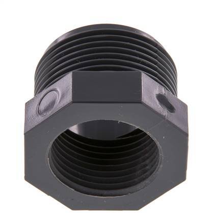 Reducing Ring Rp1 1/4'' Female x G1 1/4'' Male PVC-U 16bar (224.8psi) EN 1452-3 [2 Pieces]