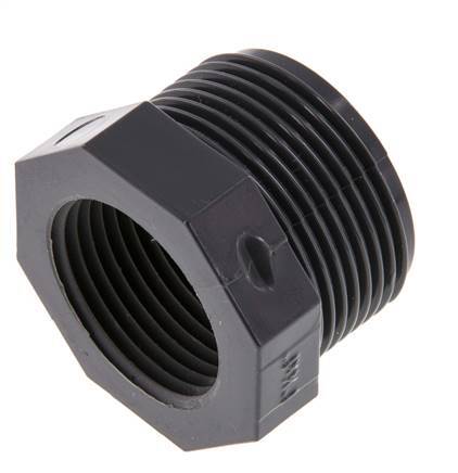 Reducing Ring Rp1 1/4'' Female x G1 1/4'' Male PVC-U 16bar (224.8psi) EN 1452-3 [2 Pieces]