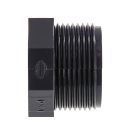 Reducing Ring Rp1 1/4'' Female x G1 1/4'' Male PVC-U 16bar (224.8psi) EN 1452-3 [2 Pieces]