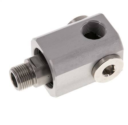 4-way Rotary Joint G3/8'' Aluminium NBR 10bar (140.5psi)