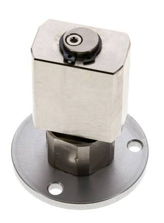 Joint rotatif G1/8'' femelle Laiton nickelé PUR 12bar (168.60000000000002psi) Compact