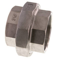Union Connecteur droit Rp3'' femelle Acier inoxydable Joint plat PTFE 16bar (224.8psi)
