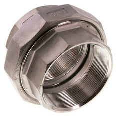 Union Connecteur droit Rp3'' femelle Acier inoxydable Joint plat PTFE 16bar (224.8psi)