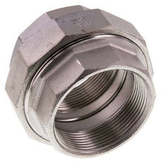 Union Connecteur droit Rp2'' femelle Acier inoxydable Joint plat PTFE 16bar (224.8psi)
