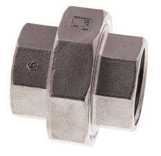 Union Connecteur droit Rp1'' femelle Acier inoxydable Joint plat PTFE 16bar (224.8psi)