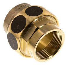 Union Straight Connector Rp1 1/4'' Female Brass Flat Seal Centellen 16bar (224.8psi)