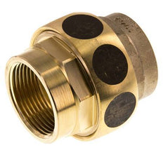 Union Straight Connector Rp1 1/4'' Female Brass Flat Seal Centellen 16bar (224.8psi)