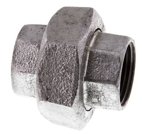 Union Connecteur Droit Rp1'' Femelle Fonte Joint Plat 25bar (351.25psi)