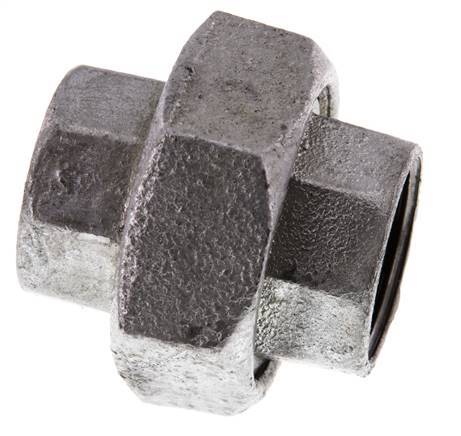 Union Connecteur Droit Rp1'' Femelle Fonte Joint Plat 25bar (351.25psi)