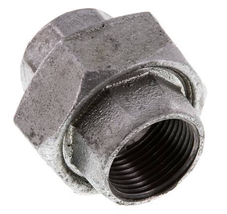 Union Connecteur Droit Rp1'' Femelle Fonte Joint Plat 25bar (351.25psi)