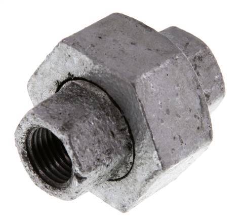 Union Connecteur Droit Rp1/4'' Femelle Fonte Joint Plat 25bar (351.25psi)
