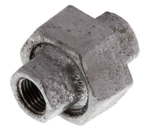 Union Connecteur Droit Rp1/4'' Femelle Fonte Joint Plat 25bar (351.25psi)