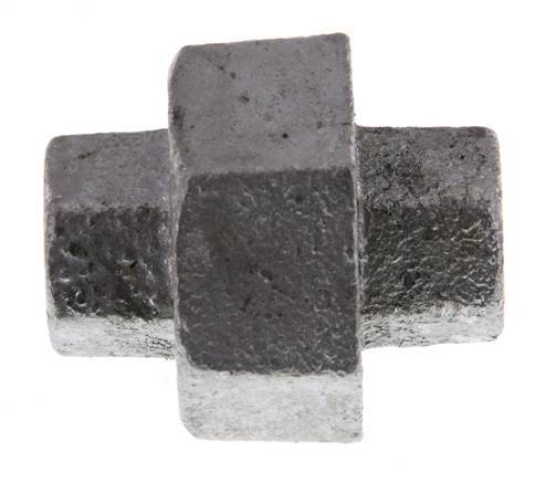 Union Connecteur Droit Rp1/4'' Femelle Fonte Joint Plat 25bar (351.25psi)
