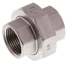 Union Connecteur droit Rp3/4'' femelle Acier inoxydable Joint plat PTFE 16bar (224.8psi)