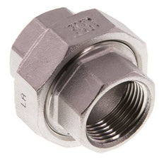 Union Connecteur droit Rp3/4'' femelle Acier inoxydable Joint plat PTFE 16bar (224.8psi)