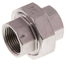 Union Connecteur droit Rp3/4'' femelle Acier inoxydable Joint plat PTFE 16bar (224.8psi)