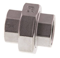 Union Connecteur droit Rp3/4'' femelle Acier inoxydable Joint plat PTFE 16bar (224.8psi)