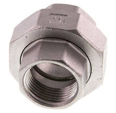 Union Connecteur droit Rp3/4'' femelle Acier inoxydable Joint plat PTFE 16bar (224.8psi)