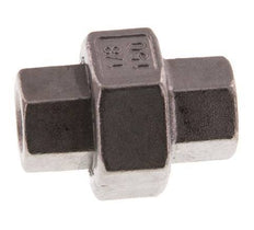 Union Connecteur droit Rp1/8'' femelle Acier inoxydable Joint plat PTFE 16bar (224.8psi)