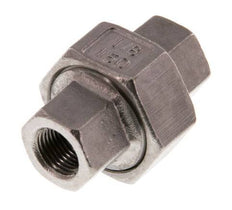 Union Connecteur droit Rp1/8'' femelle Acier inoxydable Joint plat PTFE 16bar (224.8psi)