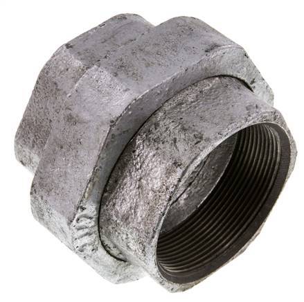 Union Connecteur Droit Rp2 1/2'' Femelle Fonte Joint Plat 25bar (351.25psi)