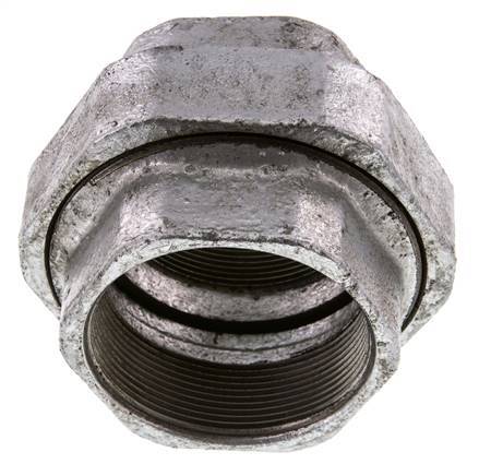 Union Connecteur Droit Rp2 1/2'' Femelle Fonte Joint Plat 25bar (351.25psi)