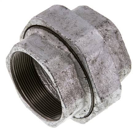 Union Connecteur Droit Rp2 1/2'' Femelle Fonte Joint Plat 25bar (351.25psi)