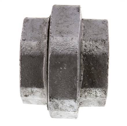 Union Connecteur Droit Rp2 1/2'' Femelle Fonte Joint Plat 25bar (351.25psi)