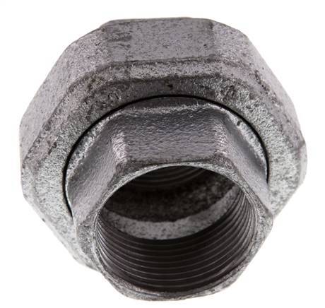 Union Connecteur Droit Rp1 1/4'' Femelle Fonte Joint Plat 25bar (351.25psi)