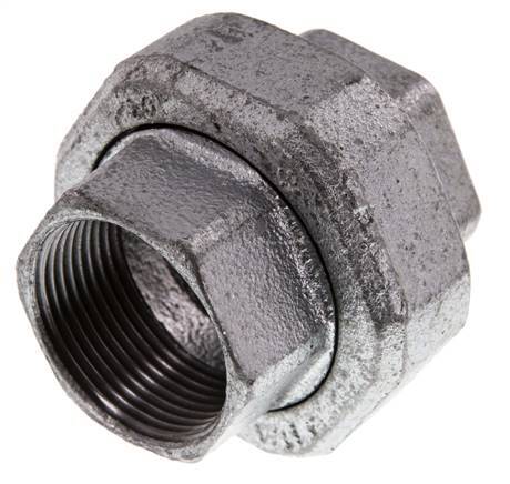 Union Connecteur Droit Rp1 1/4'' Femelle Fonte Joint Plat 25bar (351.25psi)