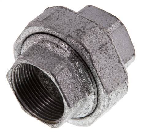 Union Connecteur Droit Rp1 1/4'' Femelle Fonte Joint Plat 25bar (351.25psi)