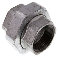 Union Straight Connector Rp1 1/2'' Female Cast Iron Flat Seal 25bar (351.25psi)