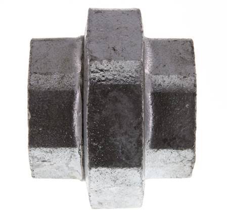 Union Connecteur Droit Rp1 1/2'' Femelle Fonte Joint Plat 25bar (351.25psi)