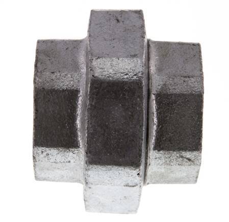 Union Connecteur Droit Rp1 1/2'' Femelle Fonte Joint Plat 25bar (351.25psi)