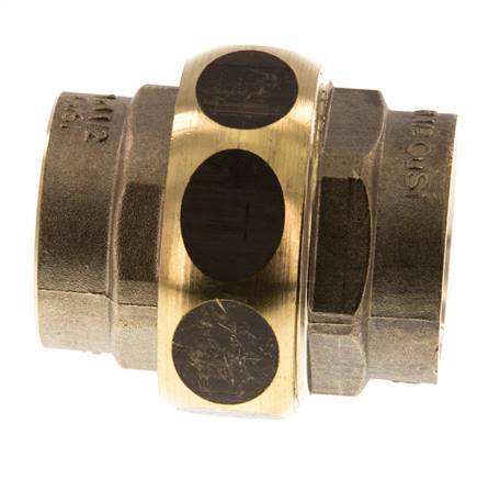 Union Straight Connector Rp1'' Female Brass Flat Seal Centellen 16bar (224.8psi)